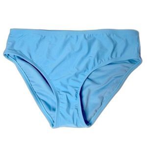 Xhilaration Juniors Plus Size Cheeky Swim Bikini Bottom Light Blue Size 1X NEW!